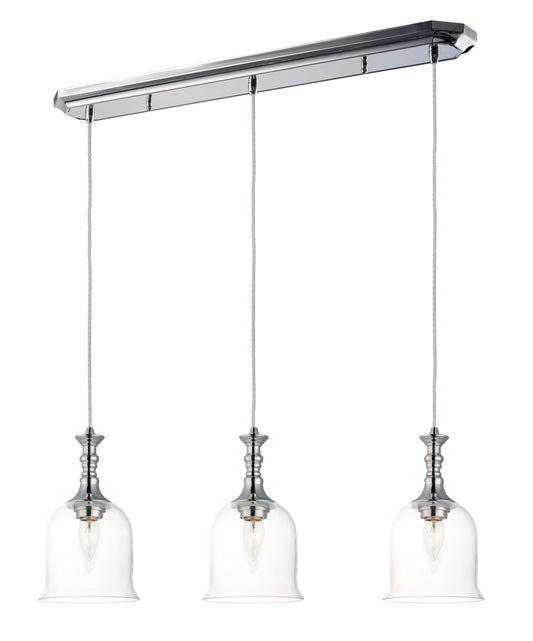 Centennial 3-Light Pendant Polished Nickel by Maxim Lighting