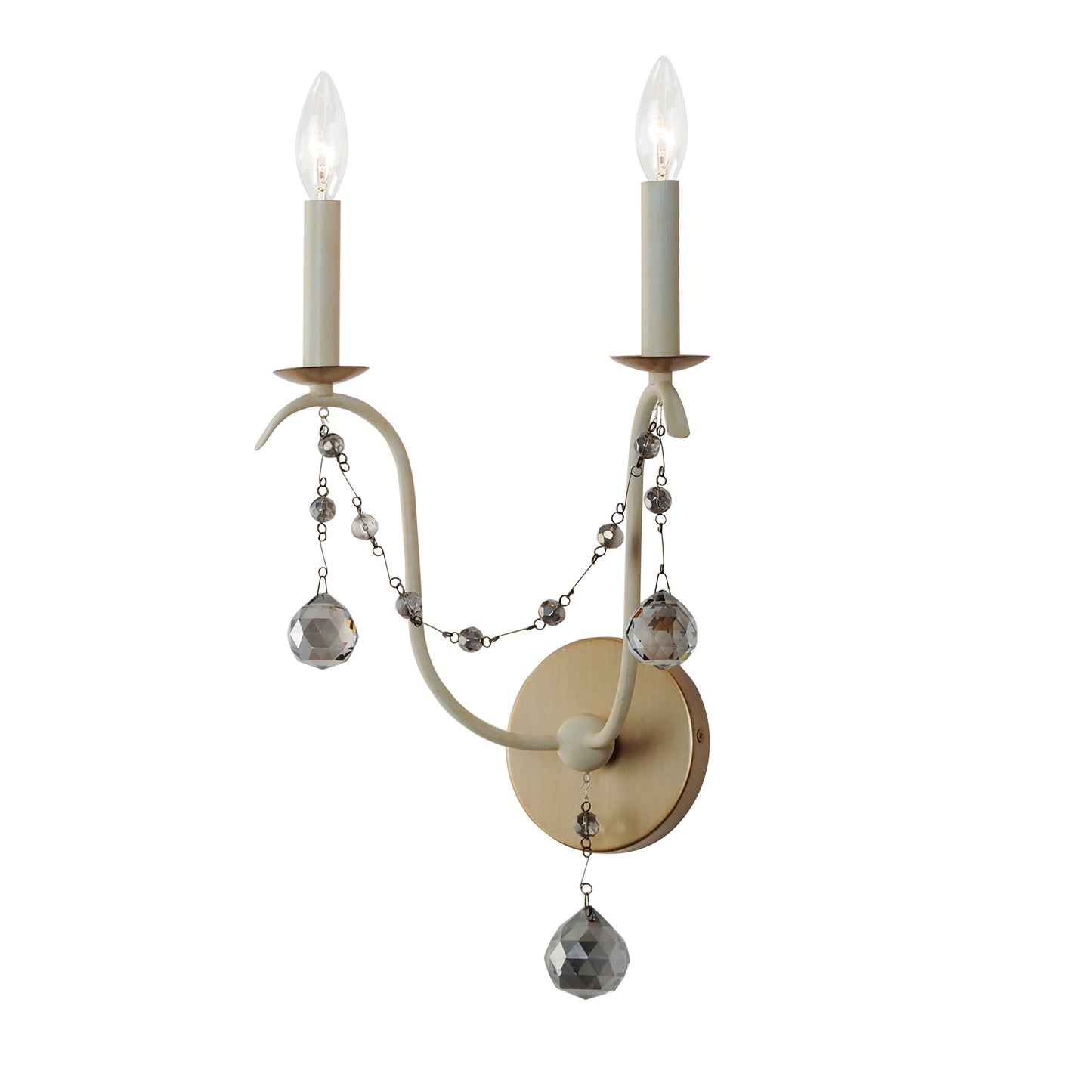 Formosa 2-Light Wall Sconce Ecru/Venetian Gold by Maxim Lighting