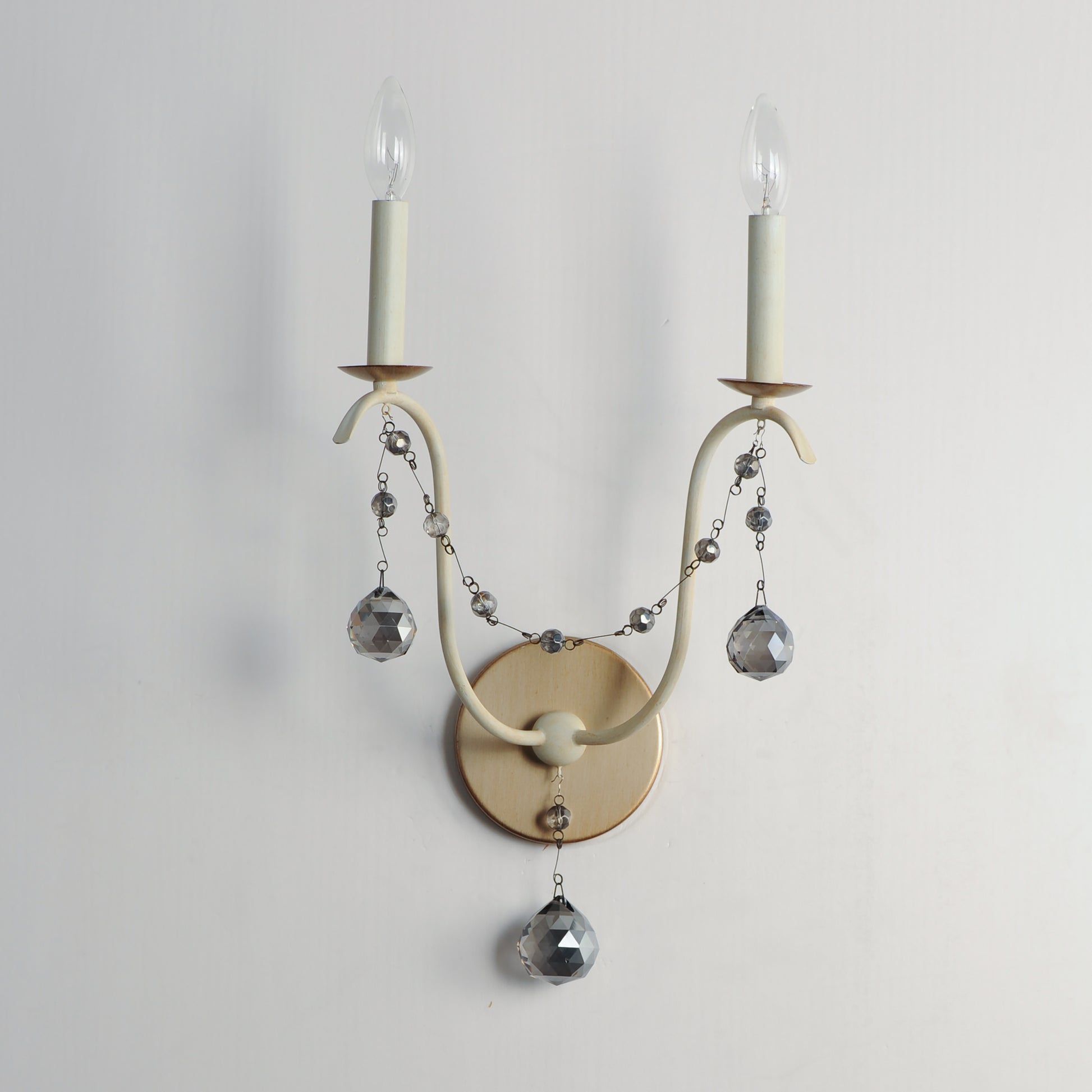 Formosa 2-Light Wall Sconce Ecru/Venetian Gold by Maxim Lighting