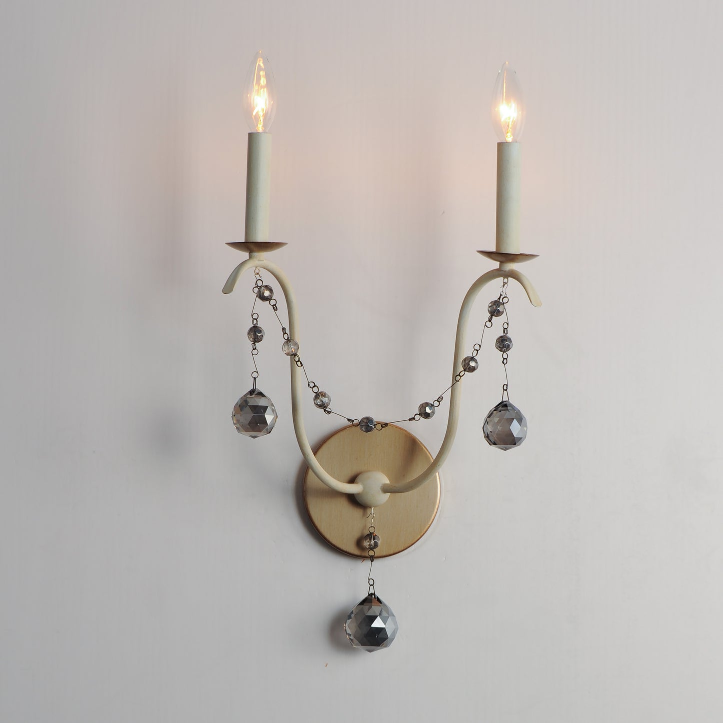 Formosa 2-Light Wall Sconce Ecru/Venetian Gold by Maxim Lighting