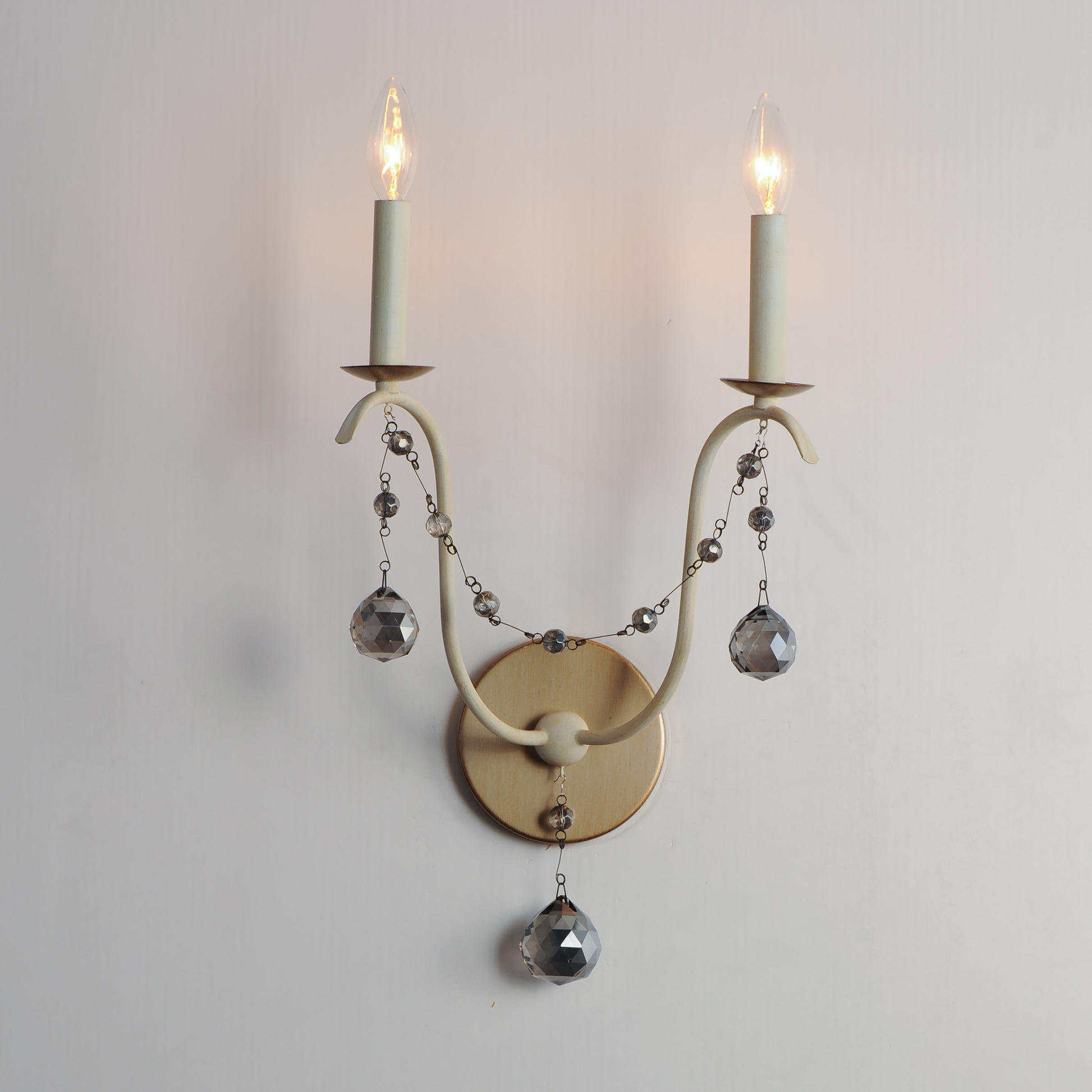 Formosa 2-Light Wall Sconce Ecru/Venetian Gold by Maxim Lighting