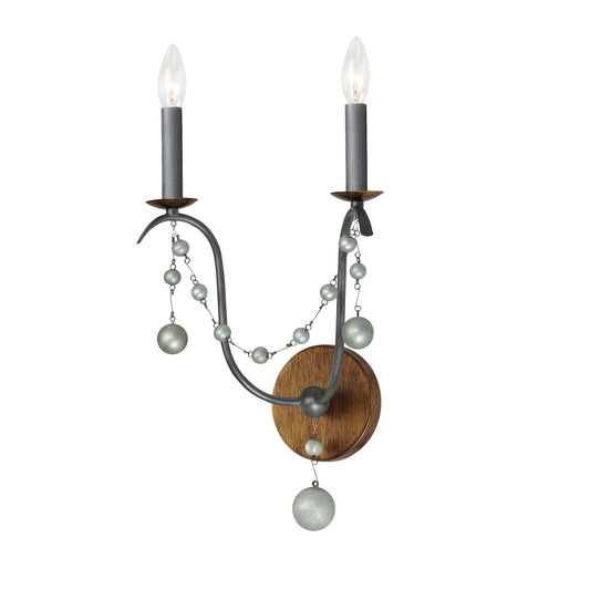 Formosa 2-Light Wall Sconce Golden Noir by Maxim Lighting
