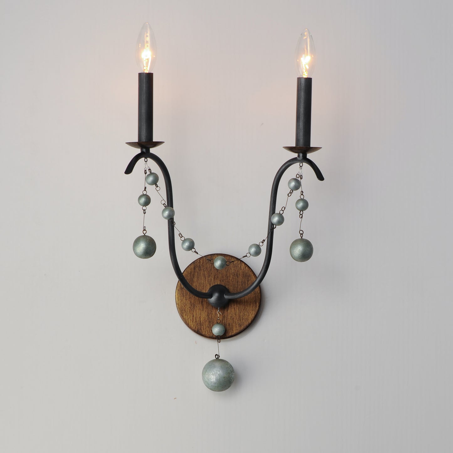 Formosa 2-Light Wall Sconce Golden Noir by Maxim Lighting