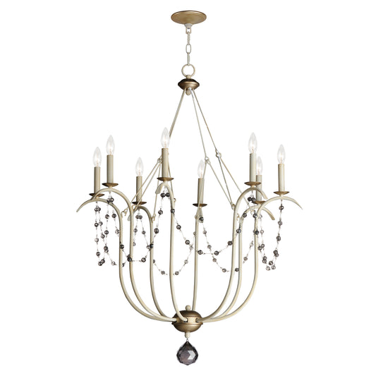 Formosa 8-Light Chandelier Ecru/Venetian Gold by Maxim Lighting