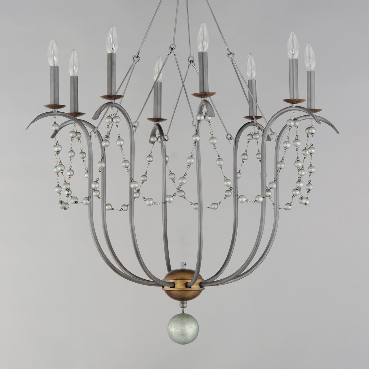 Formosa 8-Light Chandelier Golden Noir by Maxim Lighting