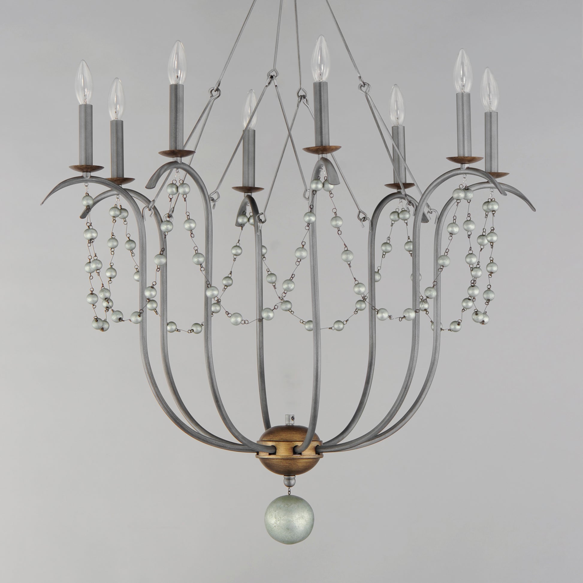 Formosa 8-Light Chandelier Golden Noir by Maxim Lighting