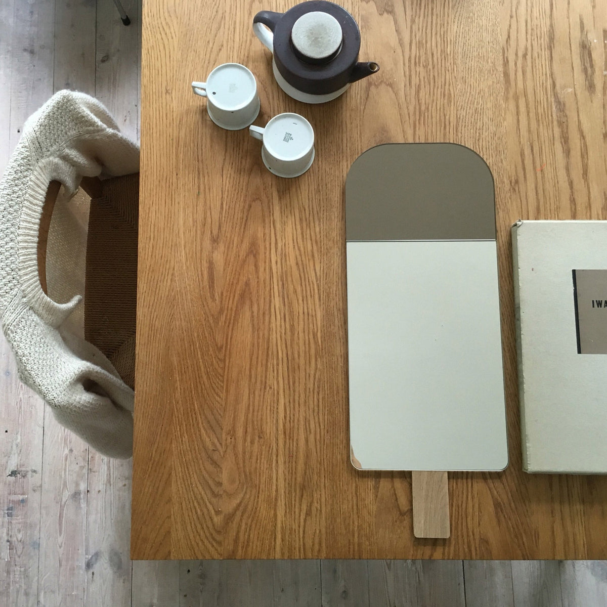 EO Play Ice Cream Mirror in Hazel Brown – styled view (photo 2 of 3)