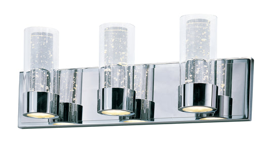 Sync 3-Light LED Bath Vanity Light Polished Chrome by Maxim Lighting