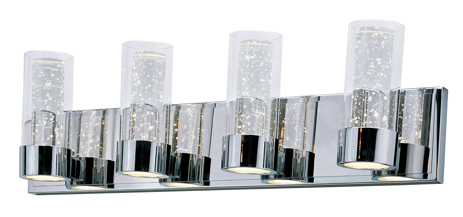 Sync 4-Light LED Bath Vanity Light Polished Chrome by Maxim Lighting