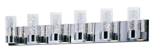 Sync 6-Light LED Bath Vanity Light Polished Chrome by Maxim Lighting