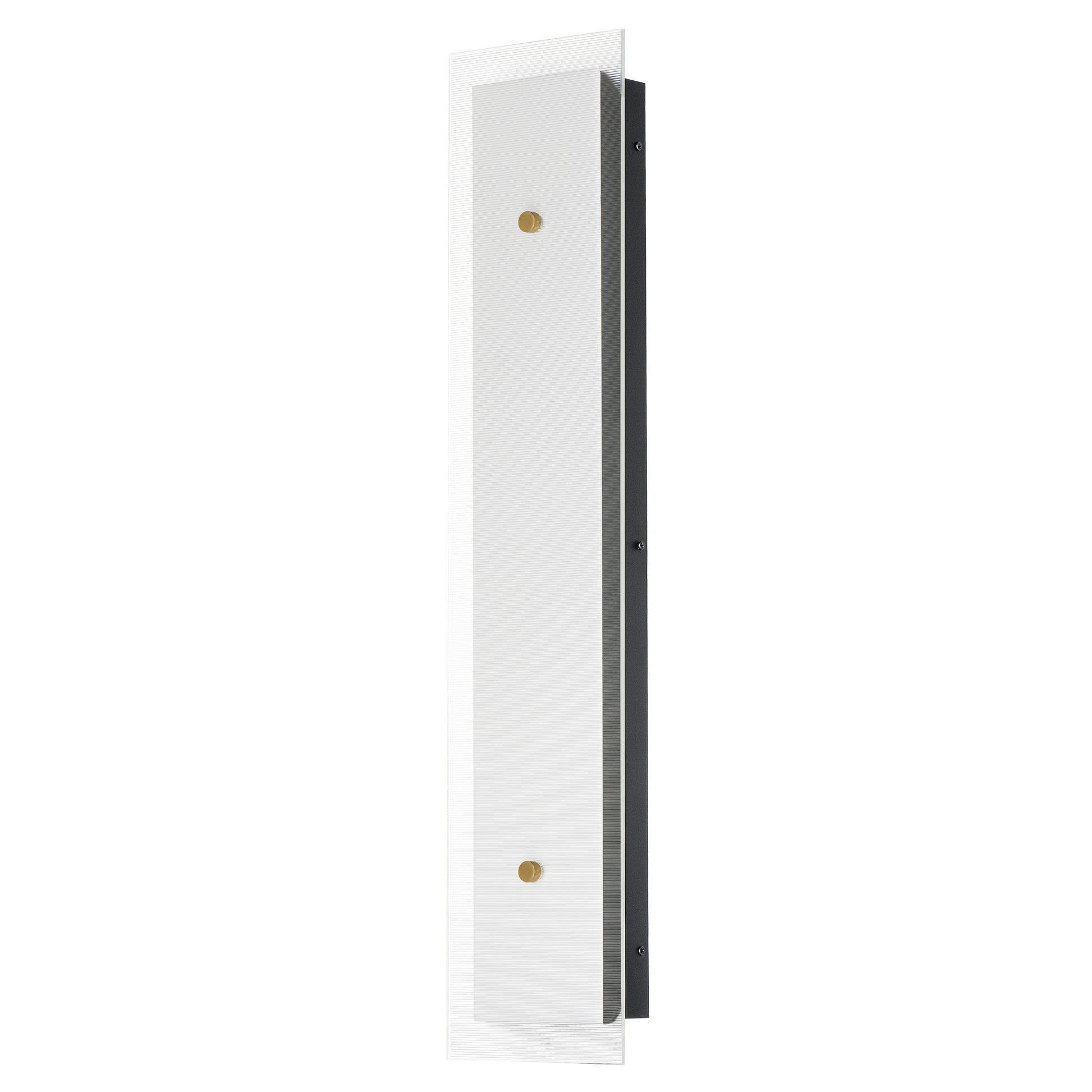 Spectre 30" Wall Sconce Black/Natural Aged Brass by Maxim Lighting
