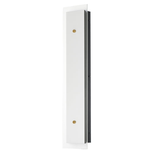 Spectre 30" Wall Sconce Black/Natural Aged Brass by Maxim Lighting