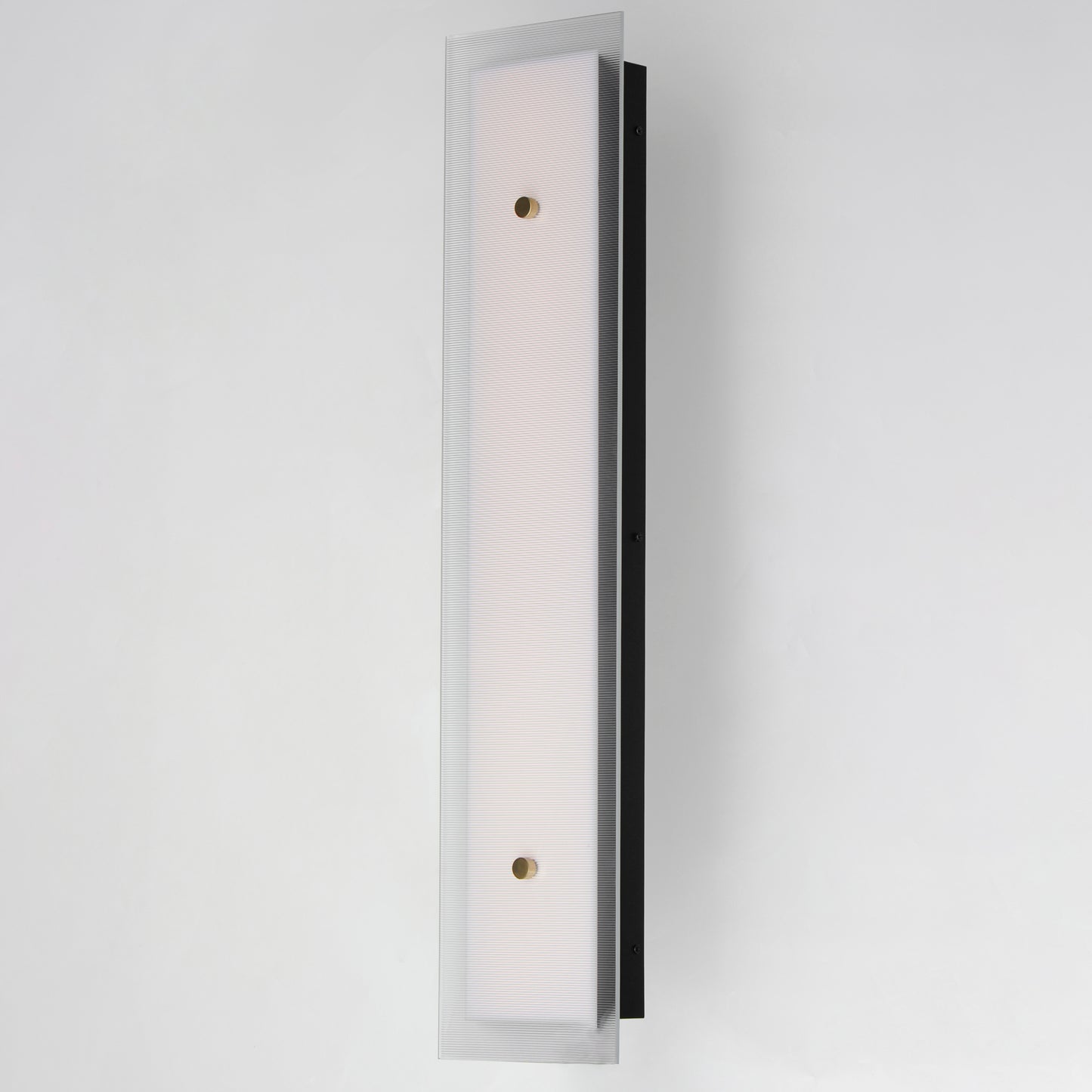 Spectre 30" Wall Sconce Black/Natural Aged Brass by Maxim Lighting