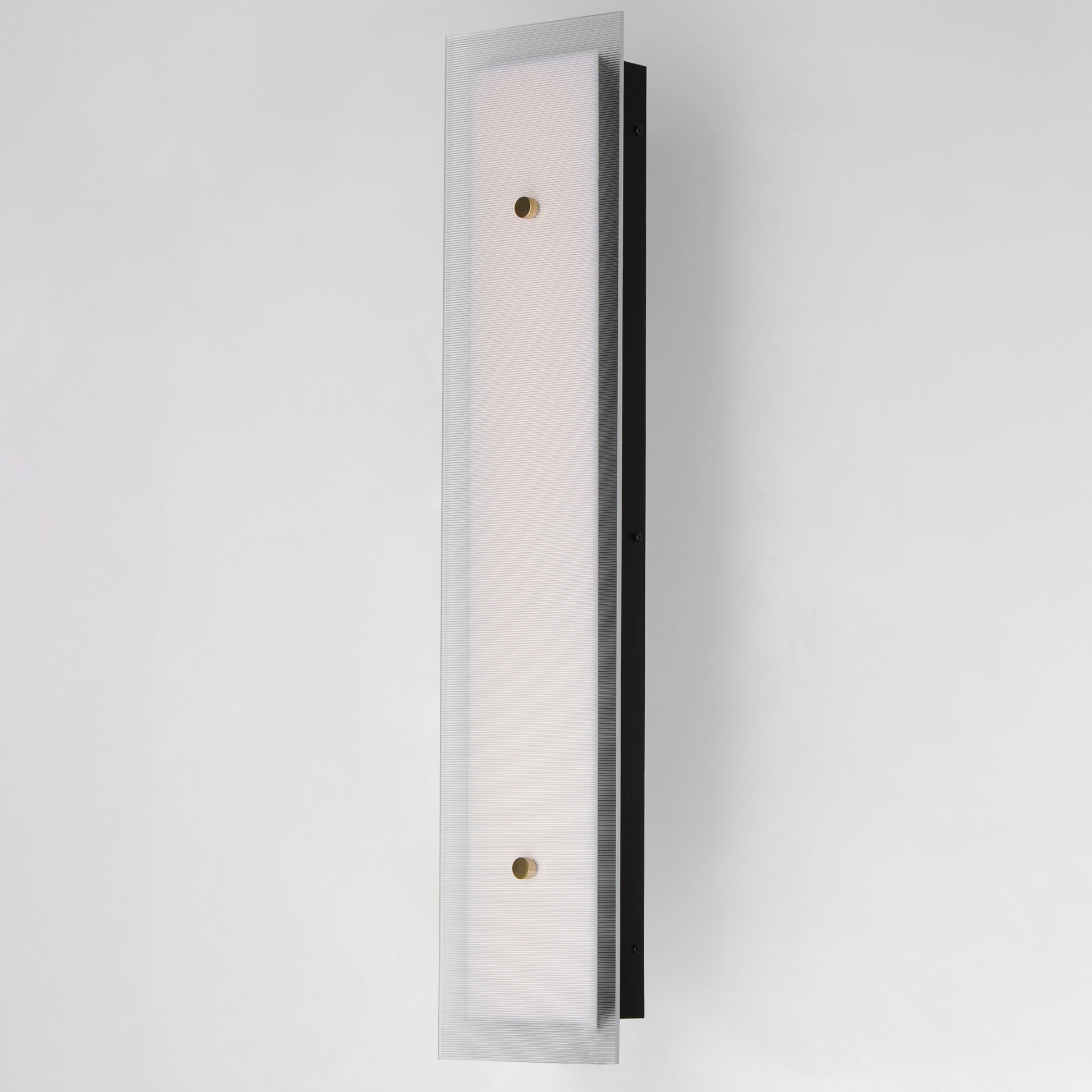 Spectre 30" Wall Sconce Black/Natural Aged Brass by Maxim Lighting