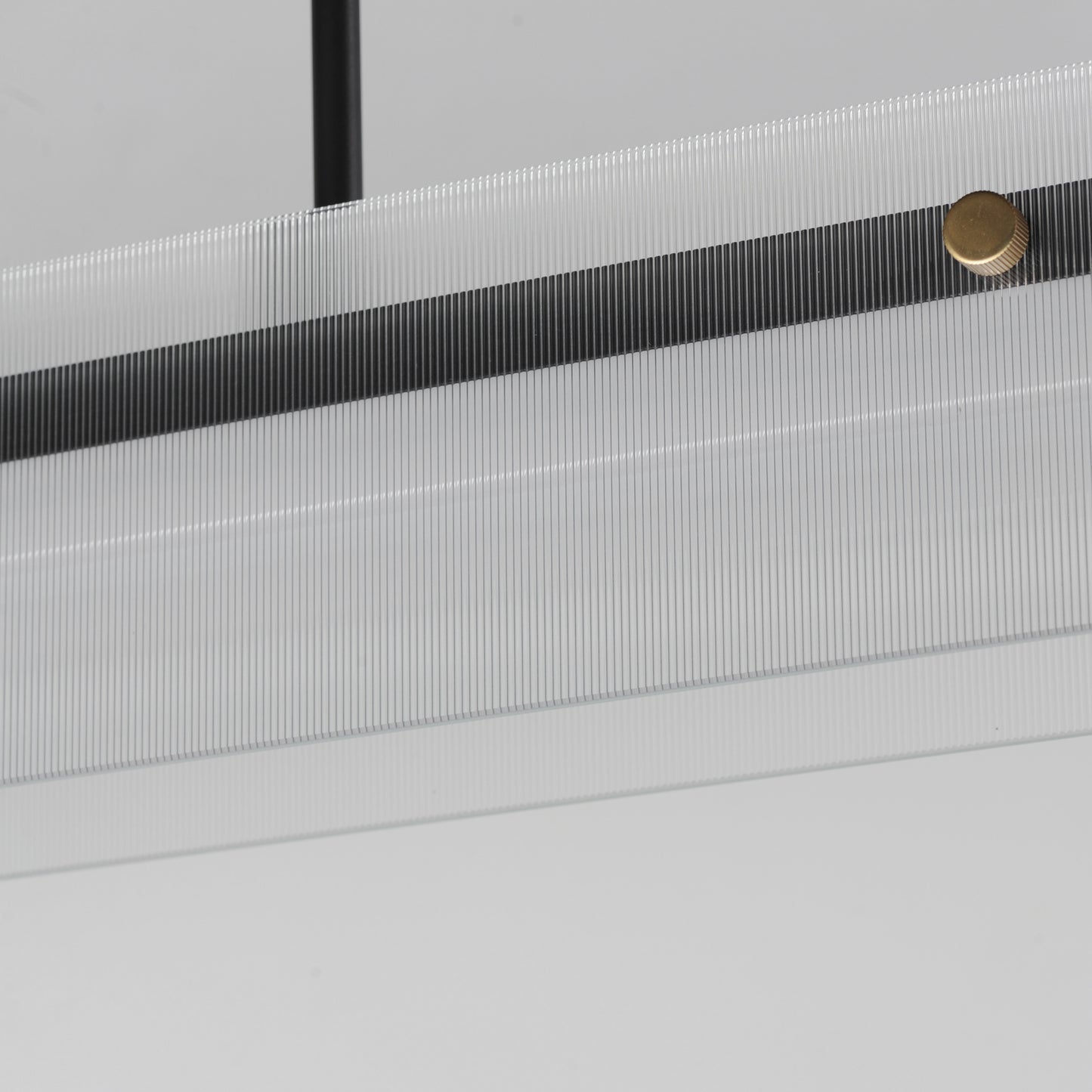 Spectre 61.5" Linear Pendant Black/Natural Aged Brass by Maxim Lighting