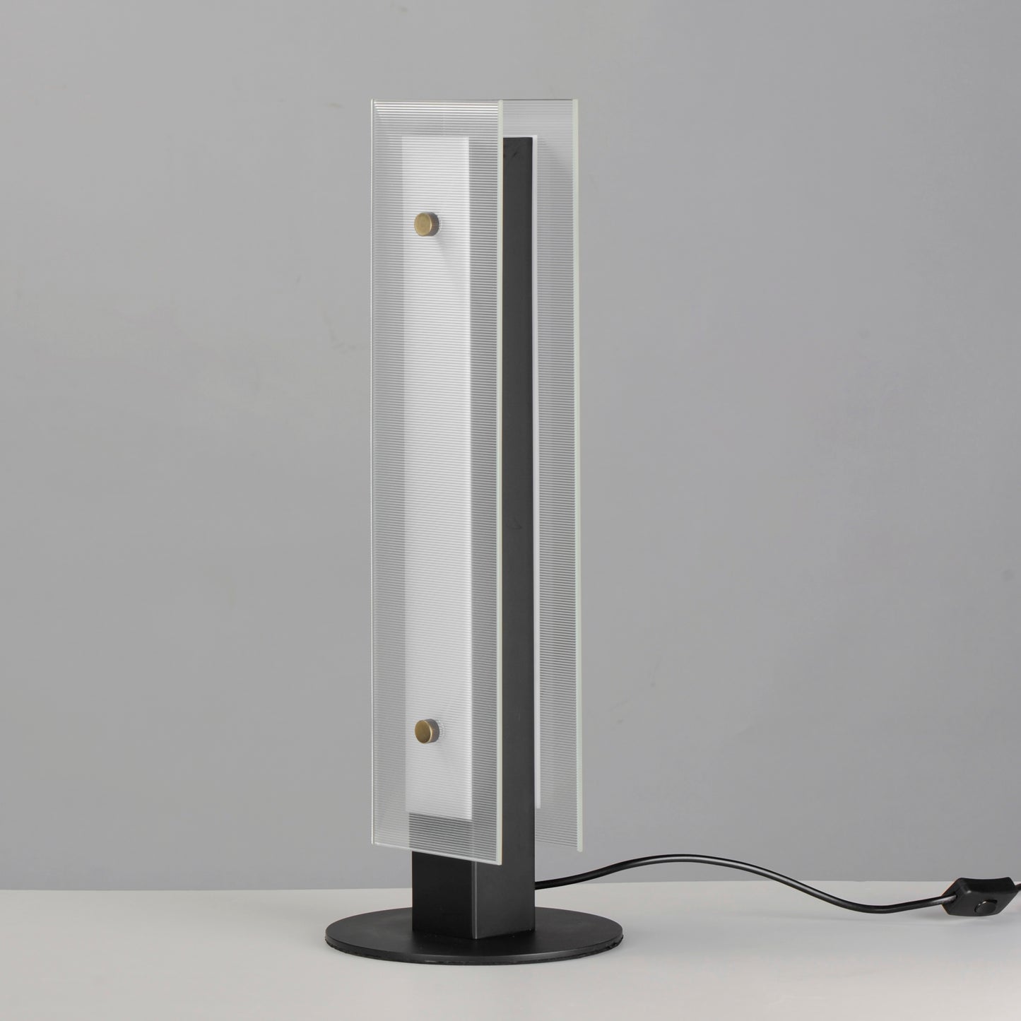 Spectre 20" Table Lamp Black/Natural Aged Brass by Maxim Lighting