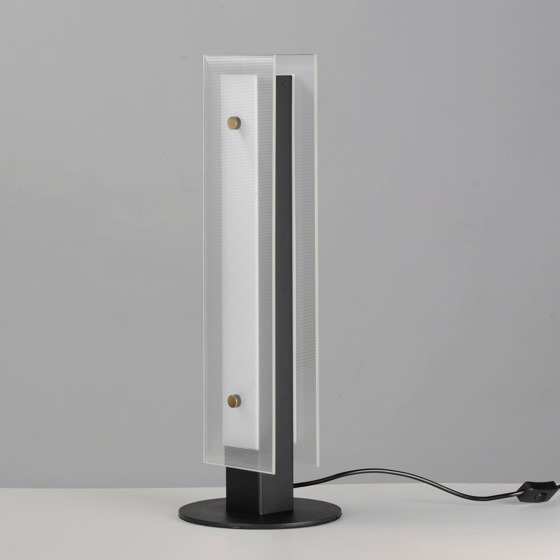 Spectre 20" Table Lamp Black/Natural Aged Brass by Maxim Lighting