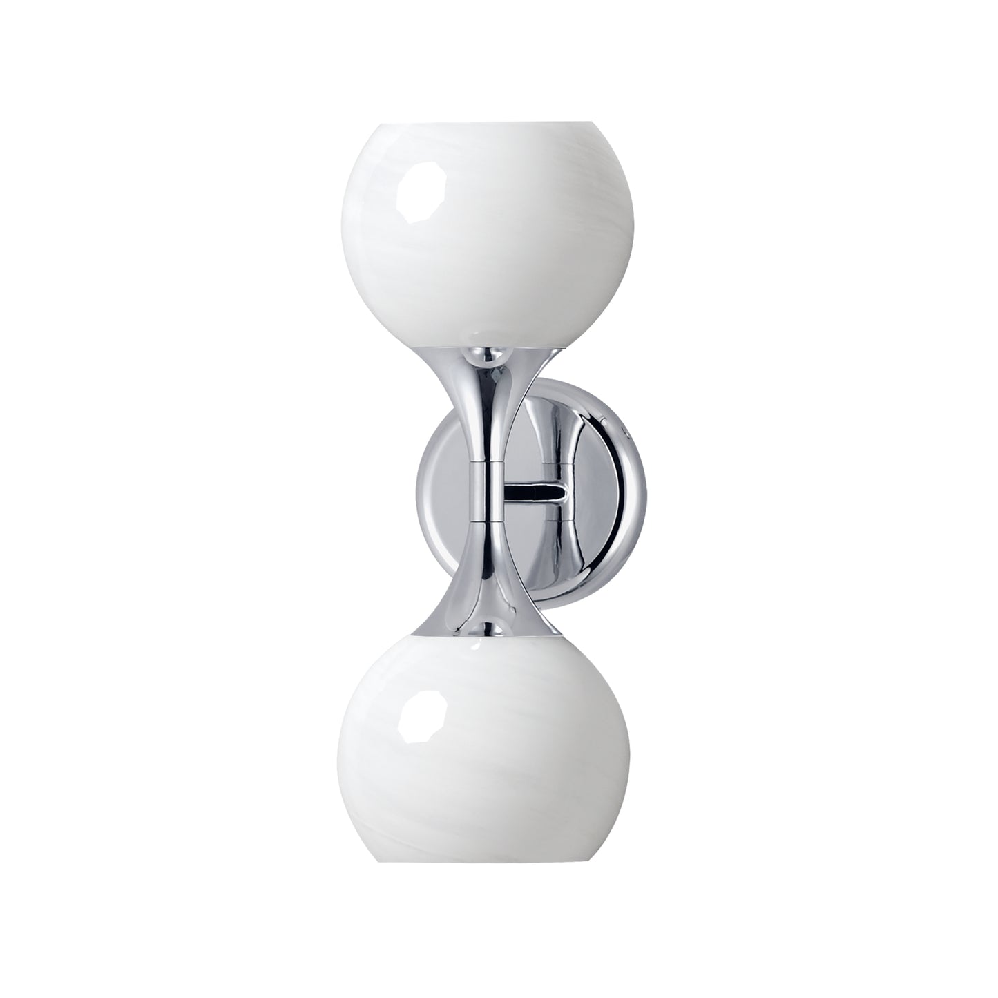 Neve 2-Light Wall Sconce Polished Chrome by Maxim Lighting