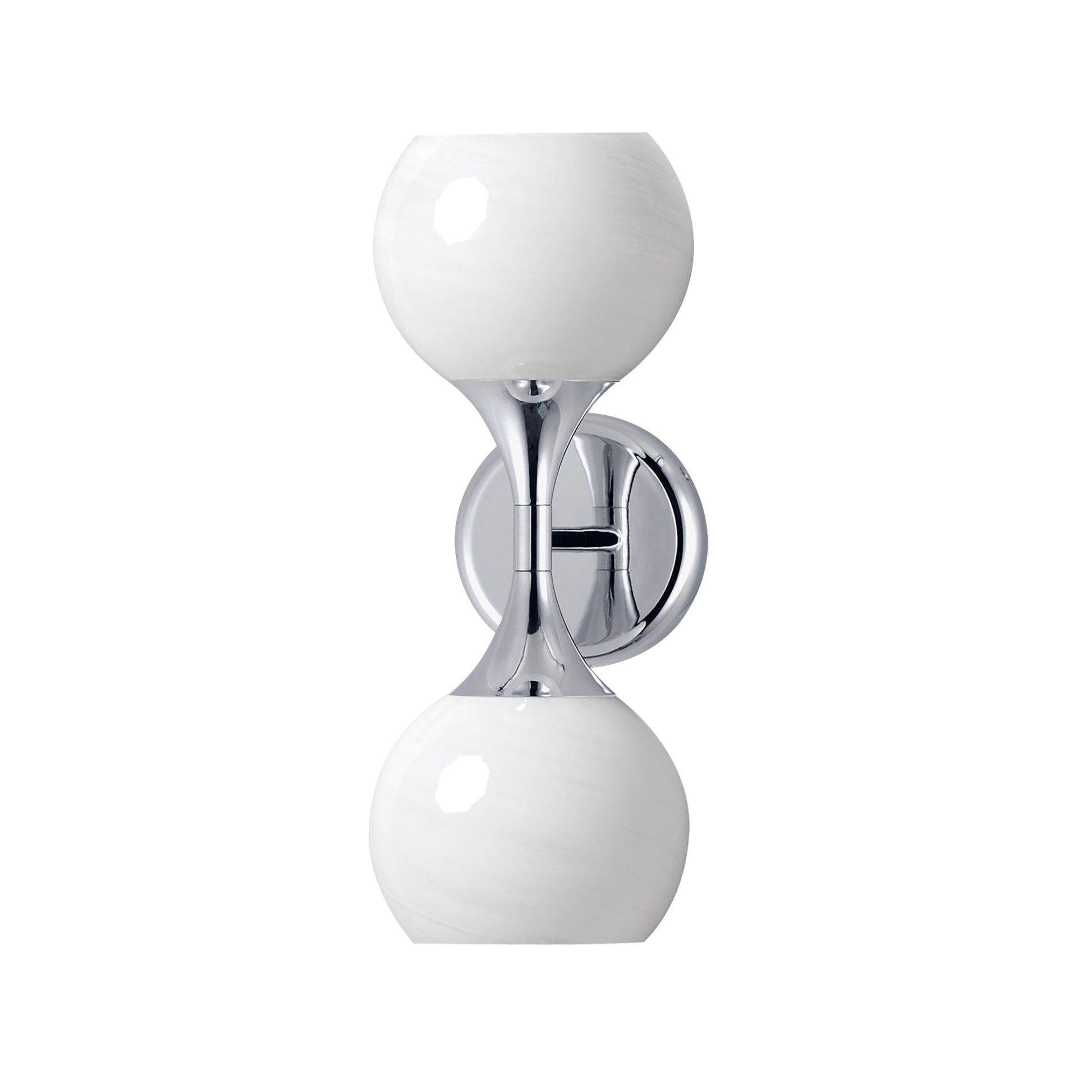 Neve 2-Light Wall Sconce Polished Chrome by Maxim Lighting