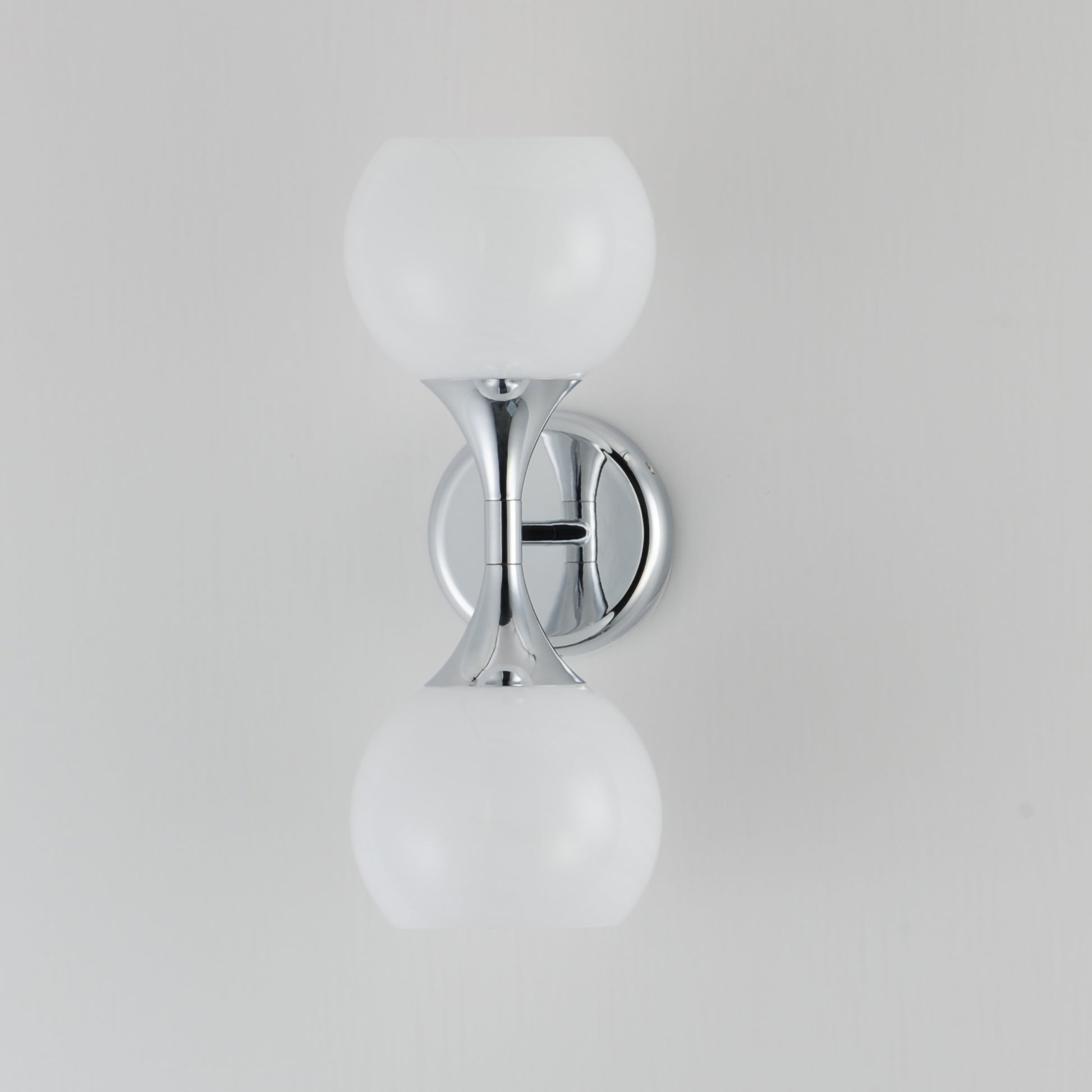 Neve 2-Light Wall Sconce Polished Chrome by Maxim Lighting
