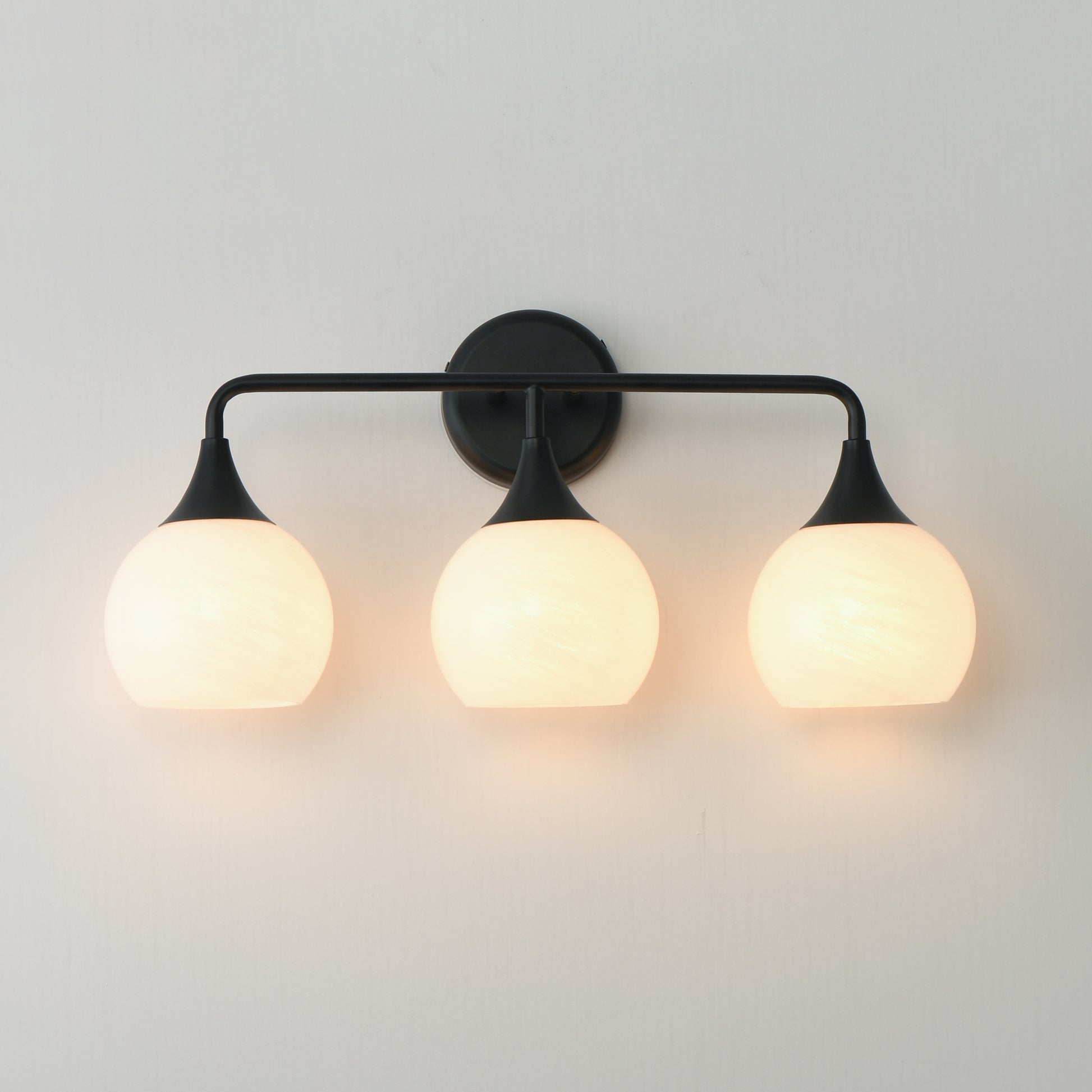 Neve 3-Light Bath Vanity Black by Maxim Lighting