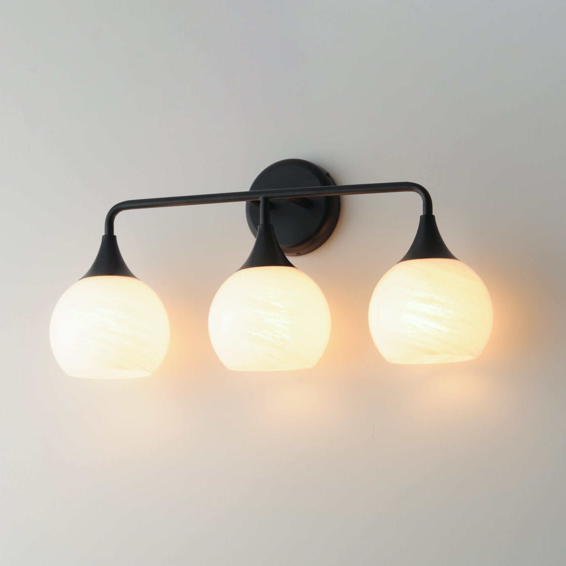 Neve 3-Light Bath Vanity Black by Maxim Lighting