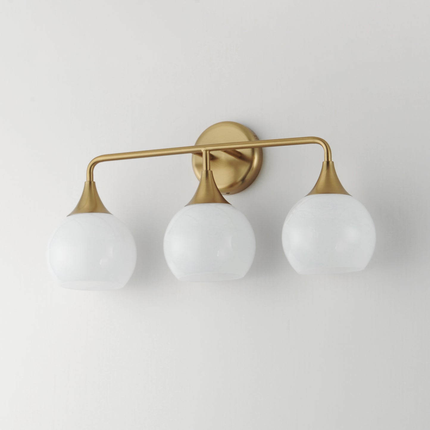 Neve 3-Light Bath Vanity Natural Aged Brass by Maxim Lighting