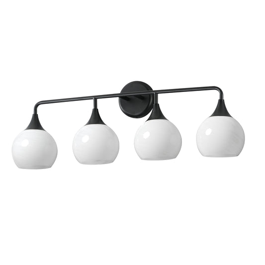 Neve 4-Light Bath Vanity Black by Maxim Lighting
