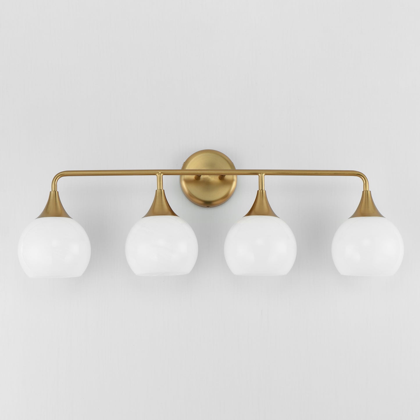 Neve 4-Light Bath Vanity Natural Aged Brass by Maxim Lighting