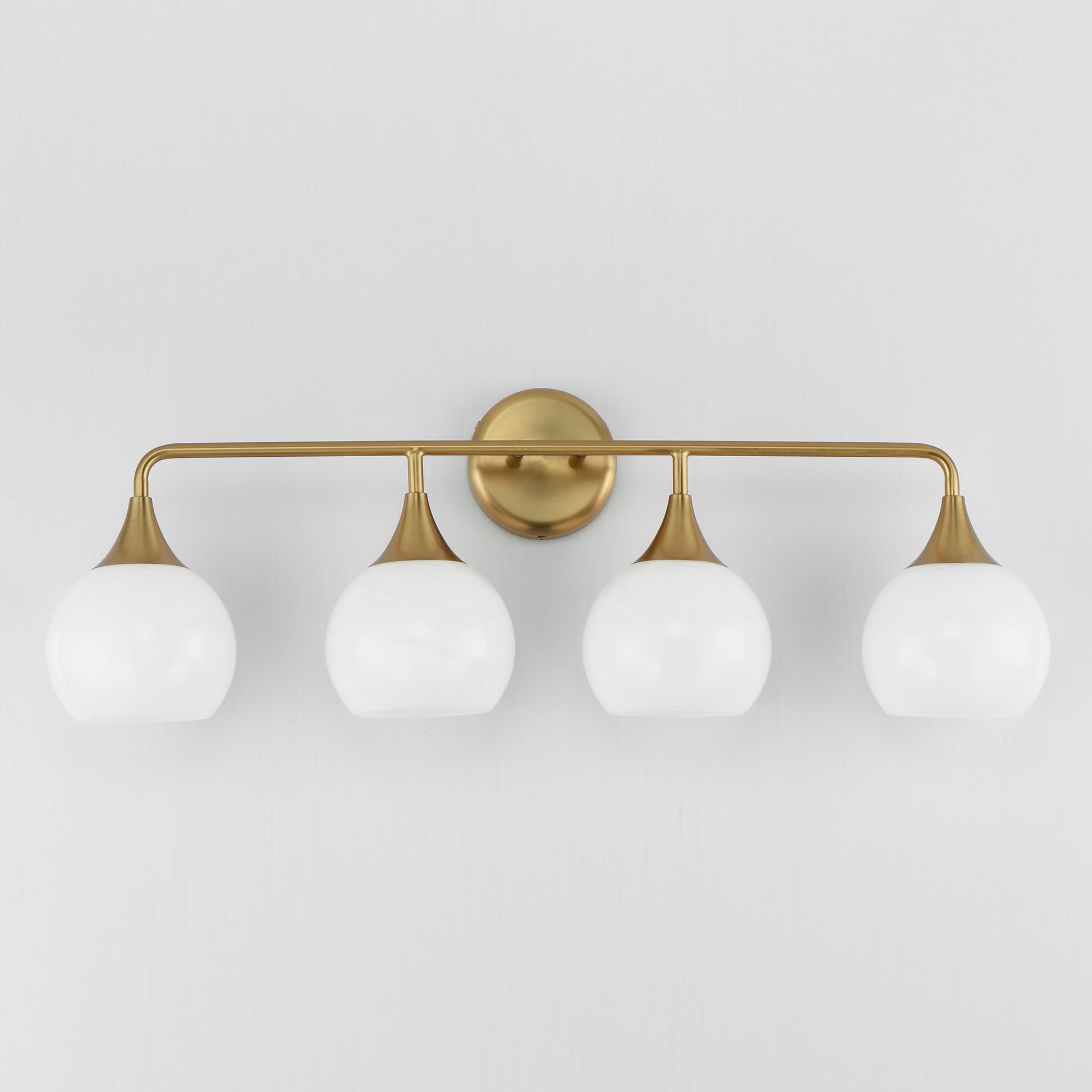 Neve 4-Light Bath Vanity Natural Aged Brass by Maxim Lighting
