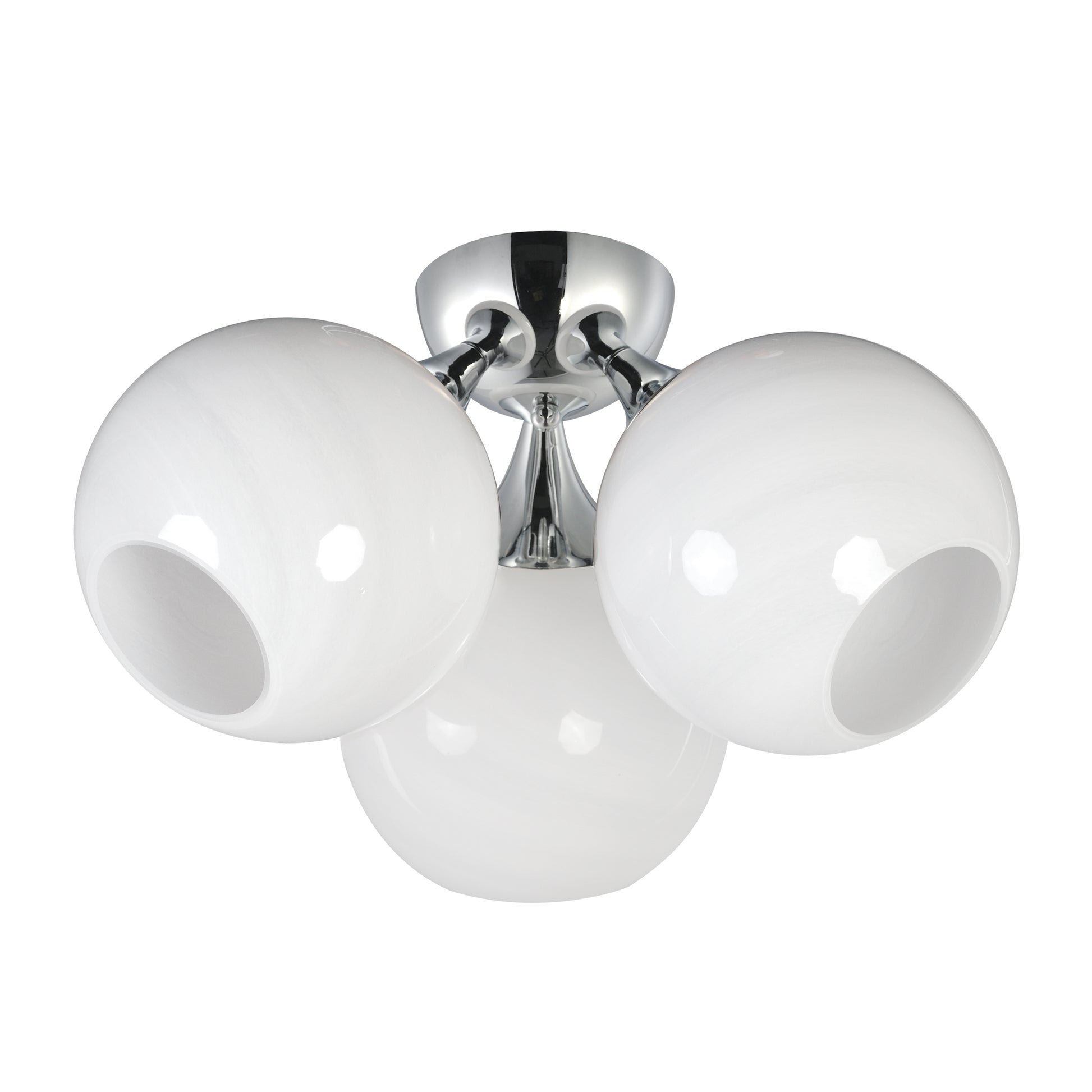 Neve 3-Light Semi Flush Polished Chrome by Maxim Lighting
