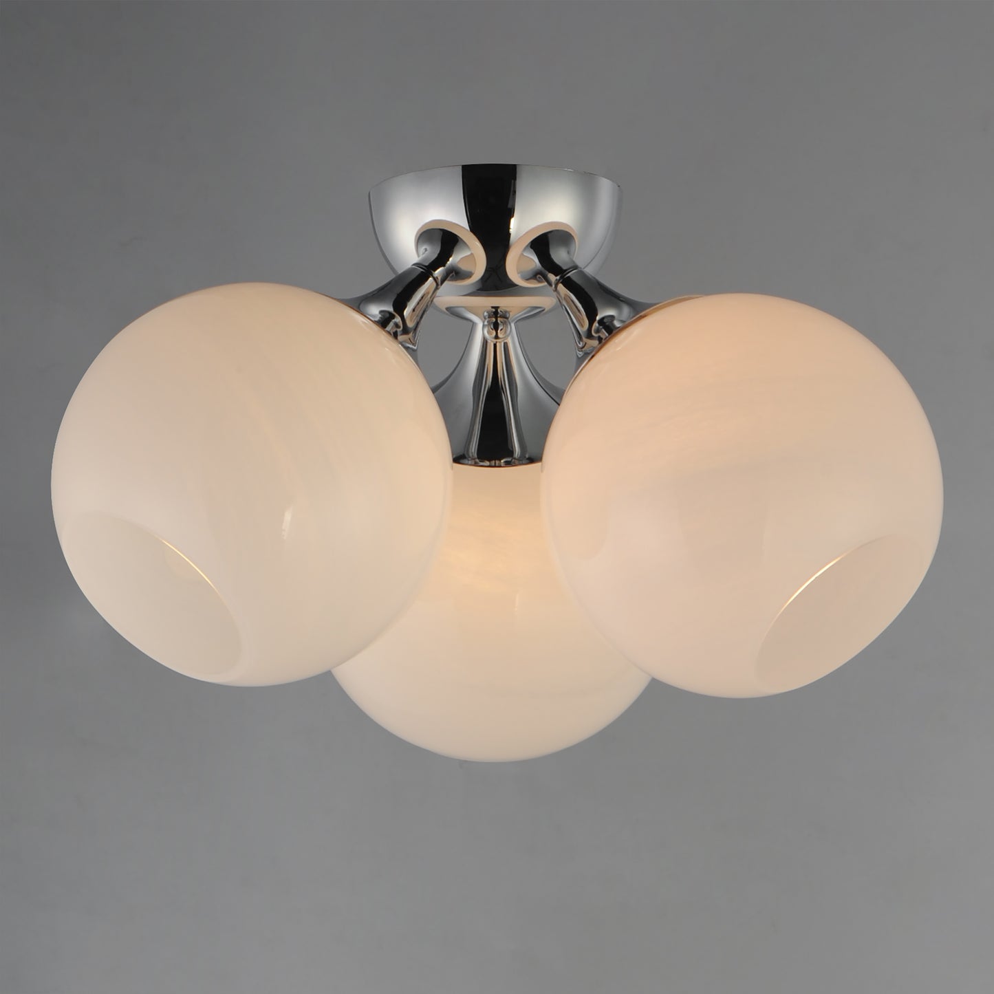 Neve 3-Light Semi Flush Polished Chrome by Maxim Lighting