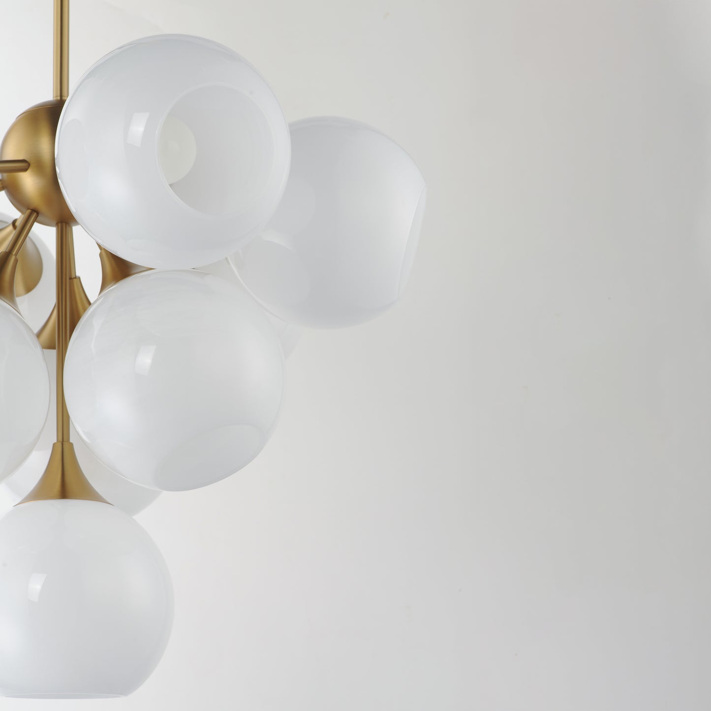 Neve 10-Light Pendant Natural Aged Brass by Maxim Lighting