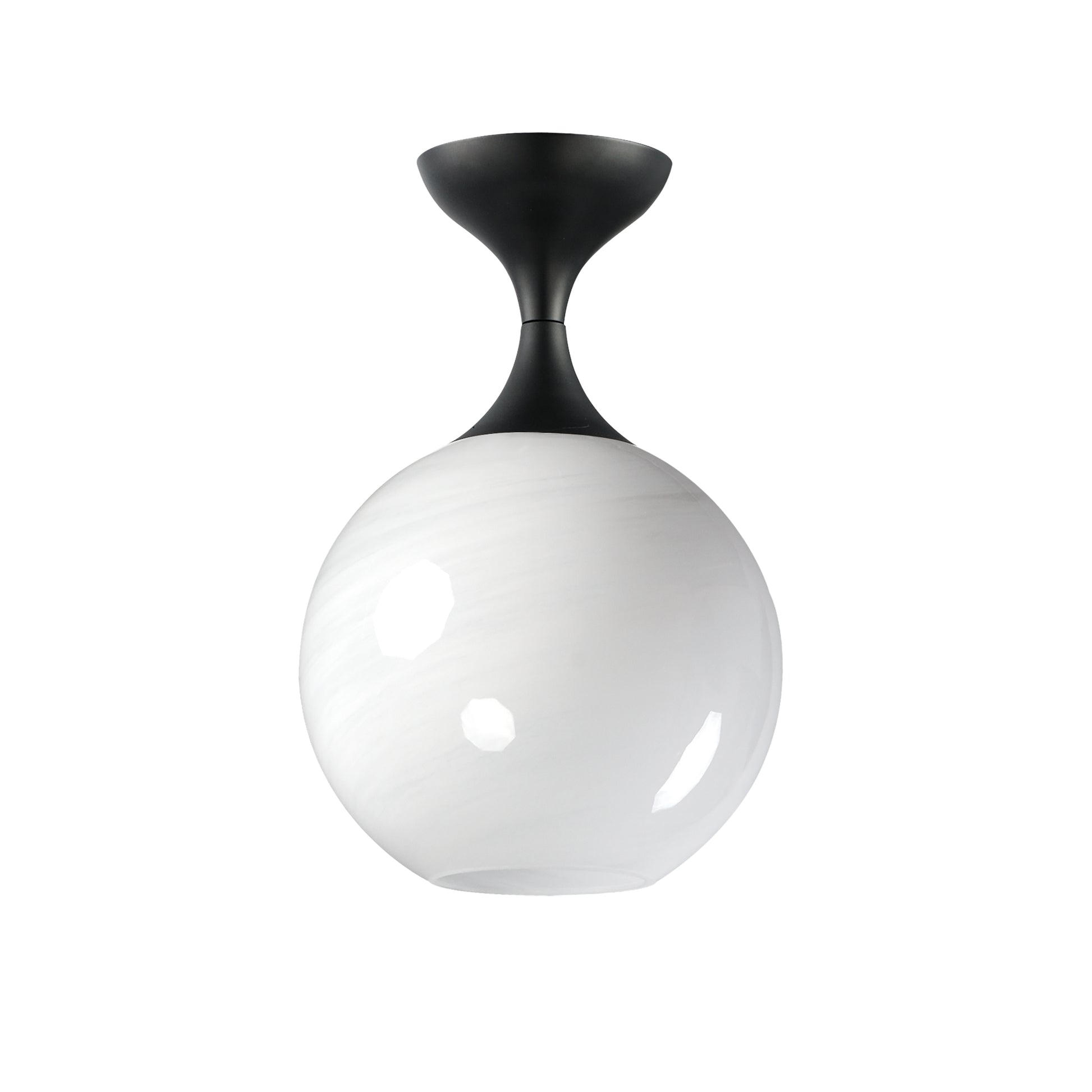 Neve Flush Mount Black by Maxim Lighting