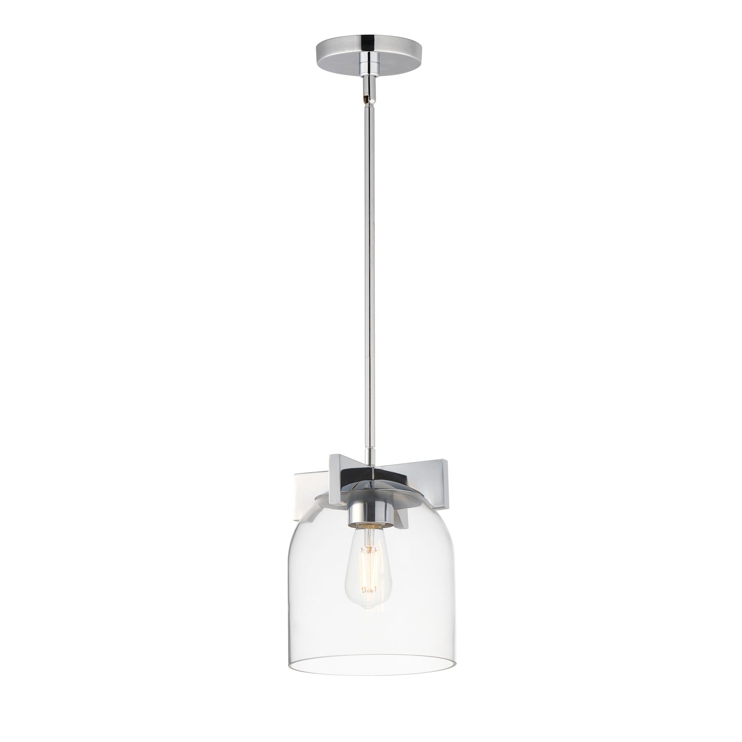 Scoop Pendant/Flush Mount Polished Chrome by Maxim Lighting