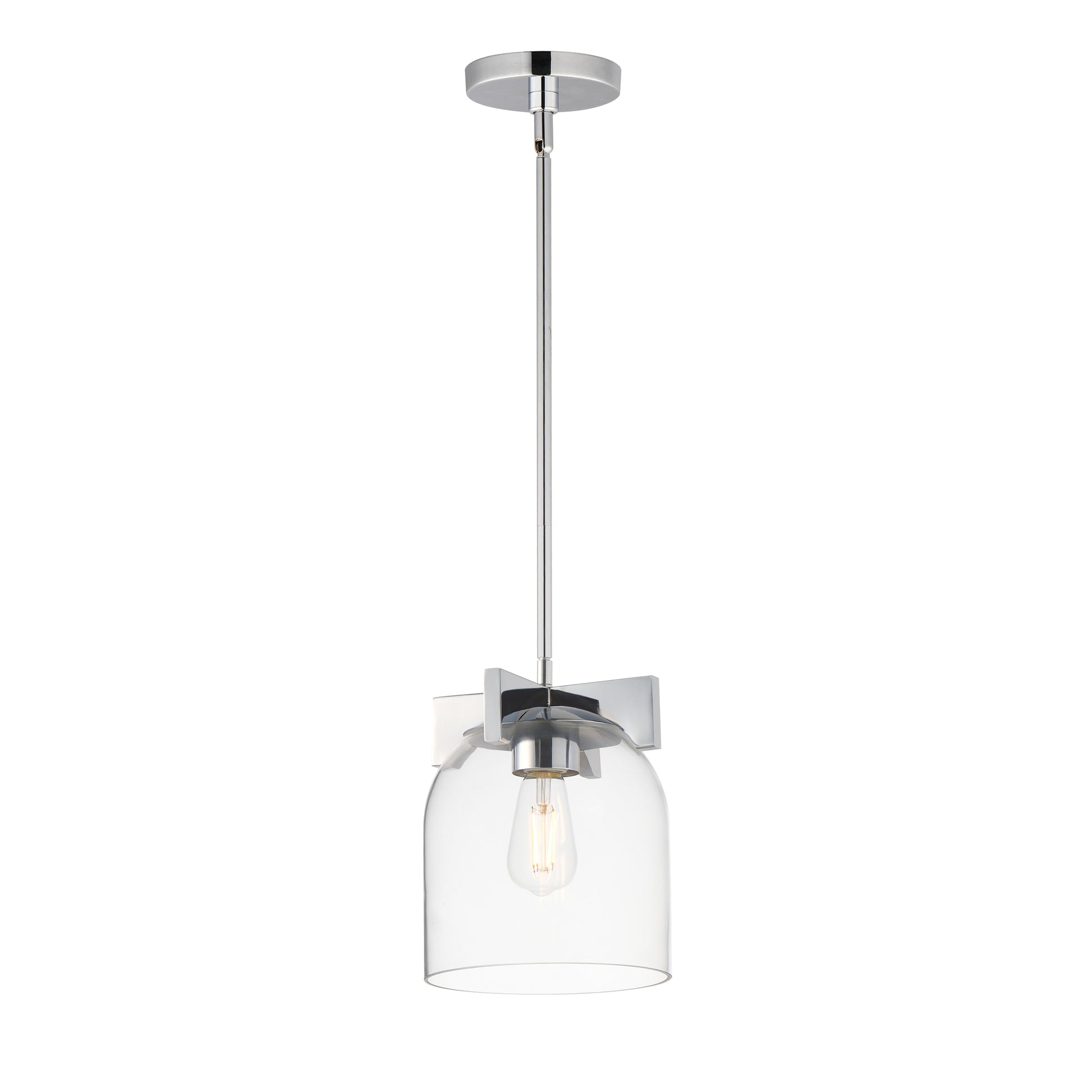 Scoop Pendant/Flush Mount Polished Chrome by Maxim Lighting