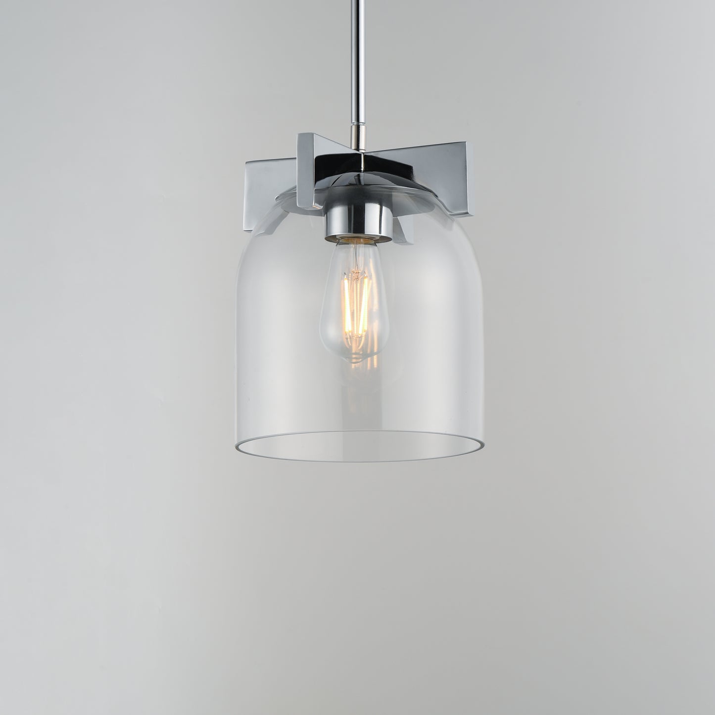Scoop Pendant/Flush Mount Polished Chrome by Maxim Lighting