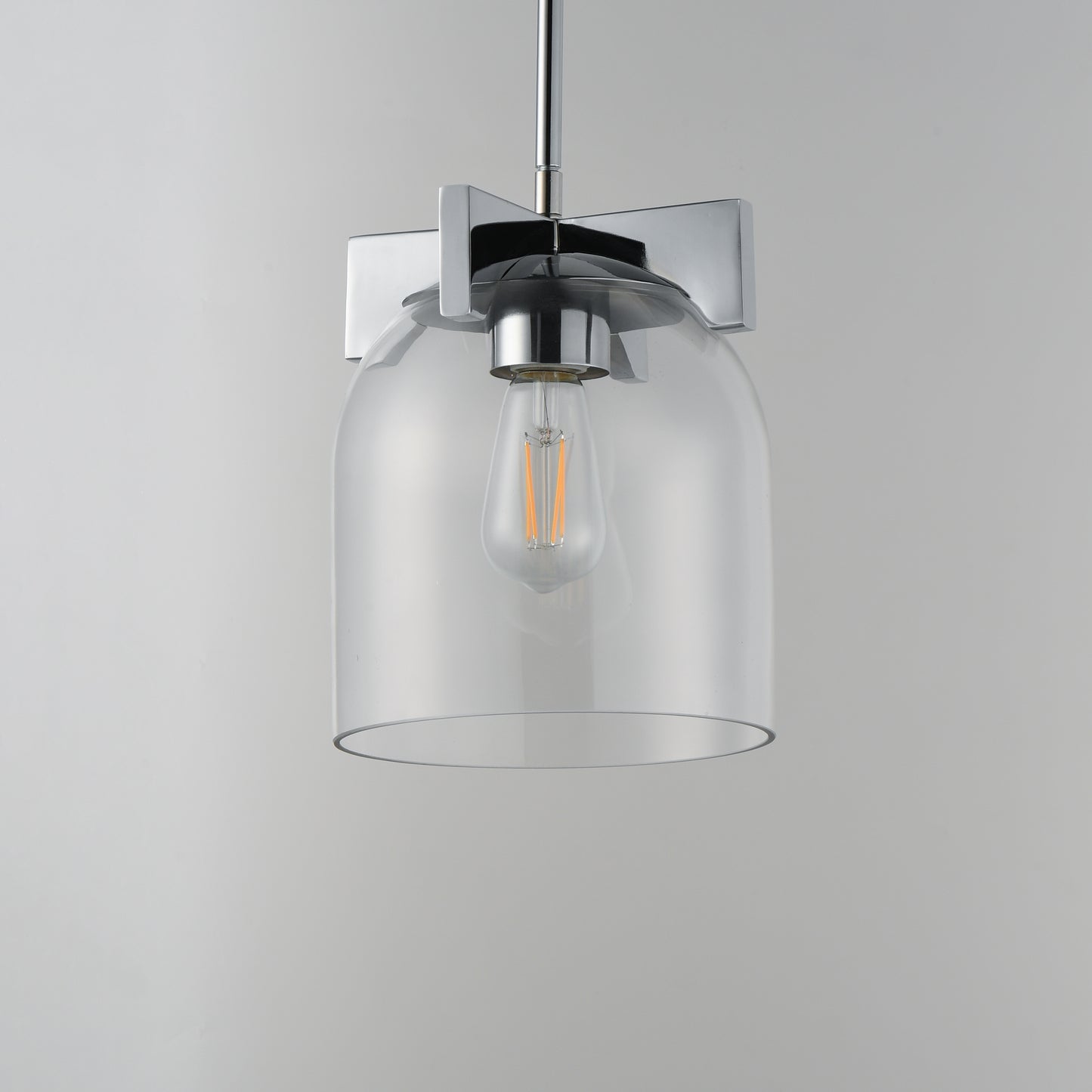 Scoop Pendant/Flush Mount Polished Chrome by Maxim Lighting