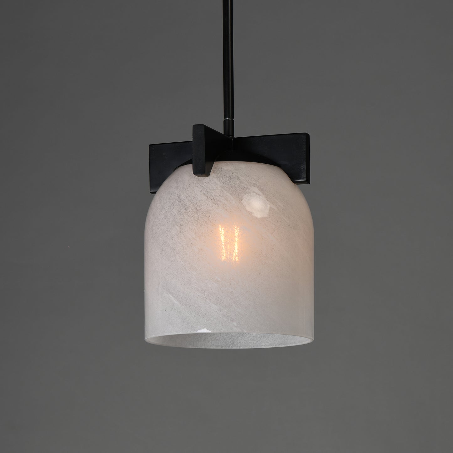 Scoop Pendant/Flush Mount Black by Maxim Lighting