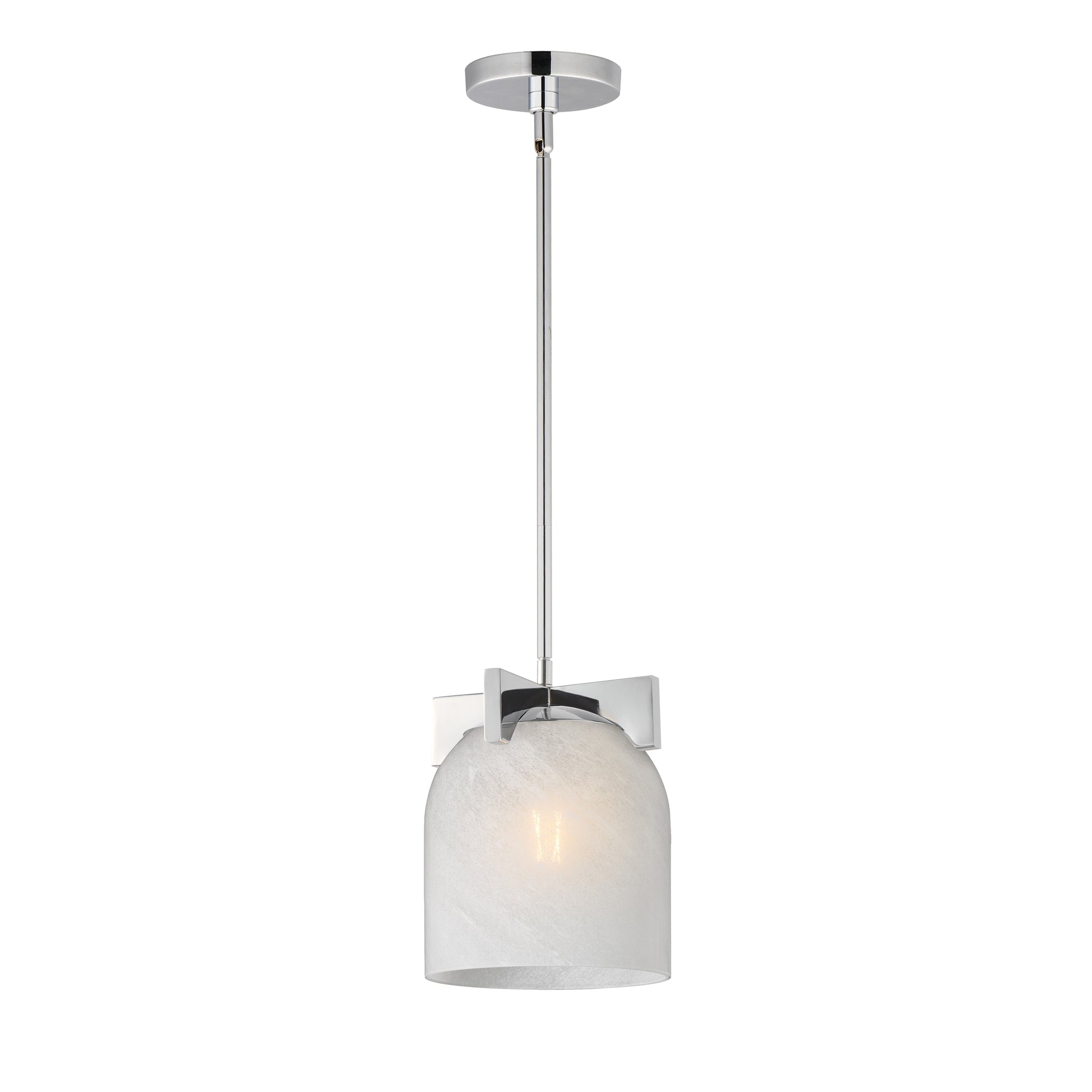 Scoop Pendant/Flush Mount Polished Chrome by Maxim Lighting