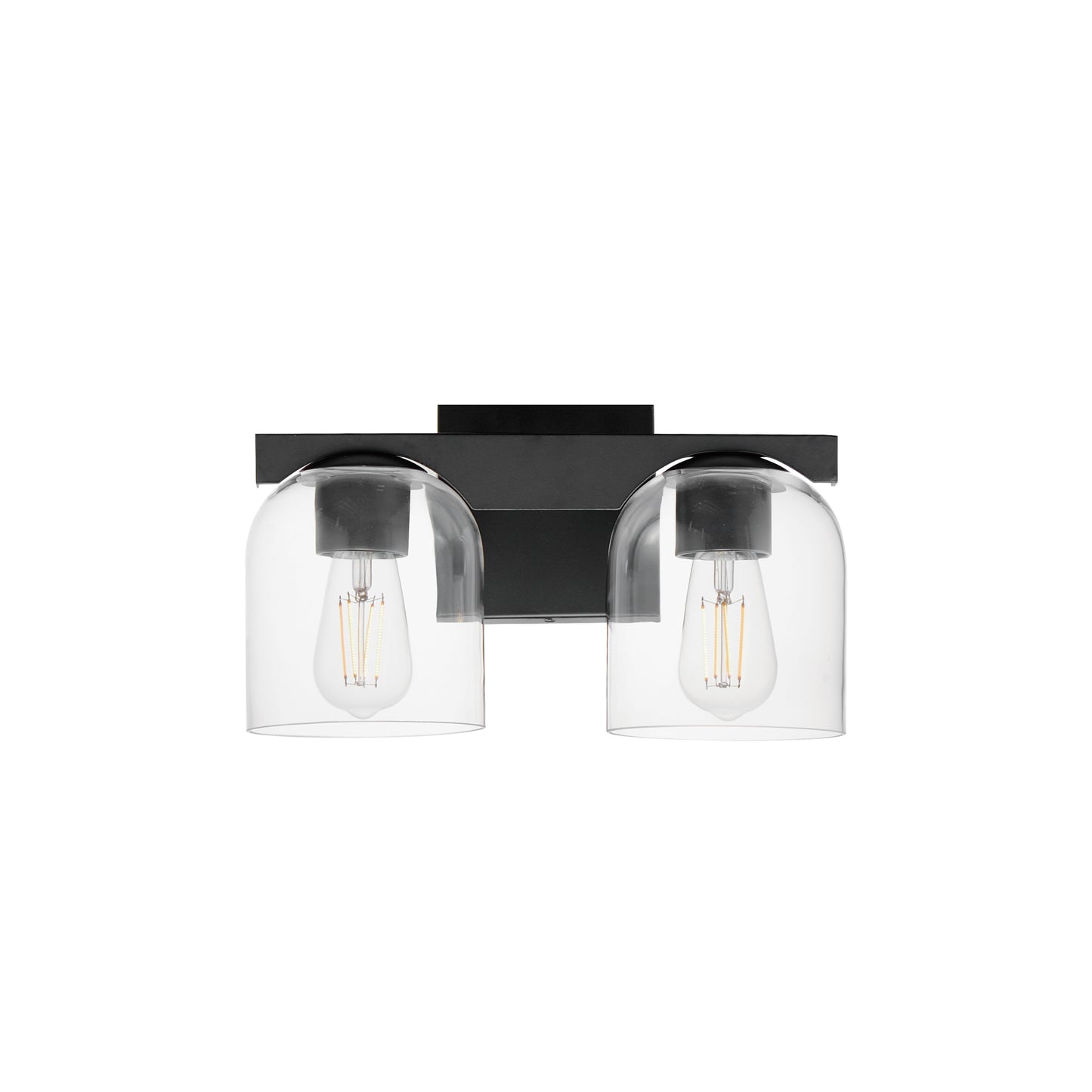 Scoop 2-Light Bath Vanity Black by Maxim Lighting