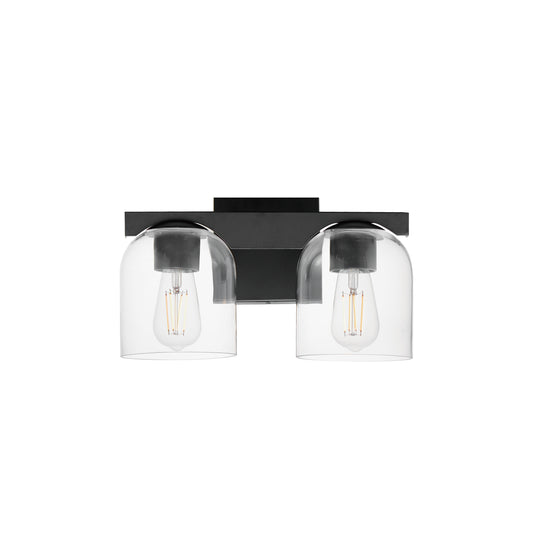 Scoop 2-Light Bath Vanity Black by Maxim Lighting