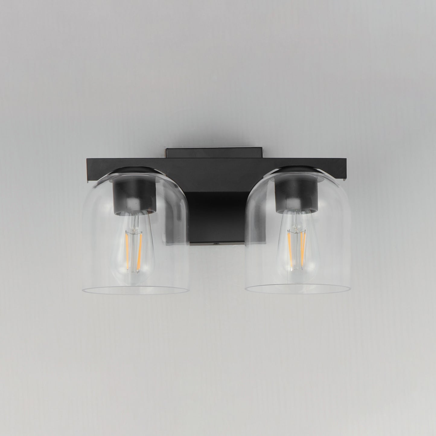 Scoop 2-Light Bath Vanity Black by Maxim Lighting