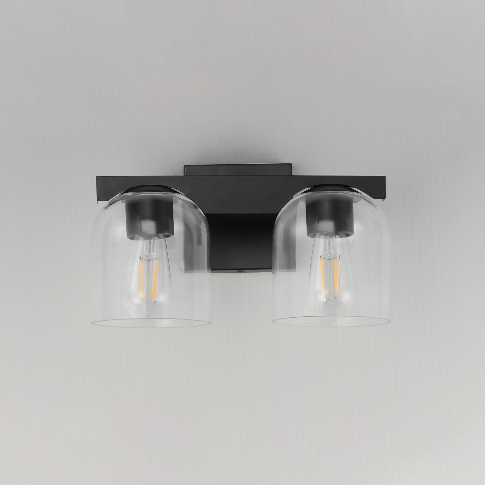 Scoop 2-Light Bath Vanity Black by Maxim Lighting