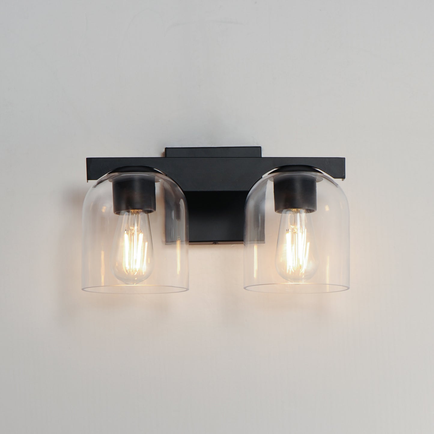 Scoop 2-Light Bath Vanity Black by Maxim Lighting