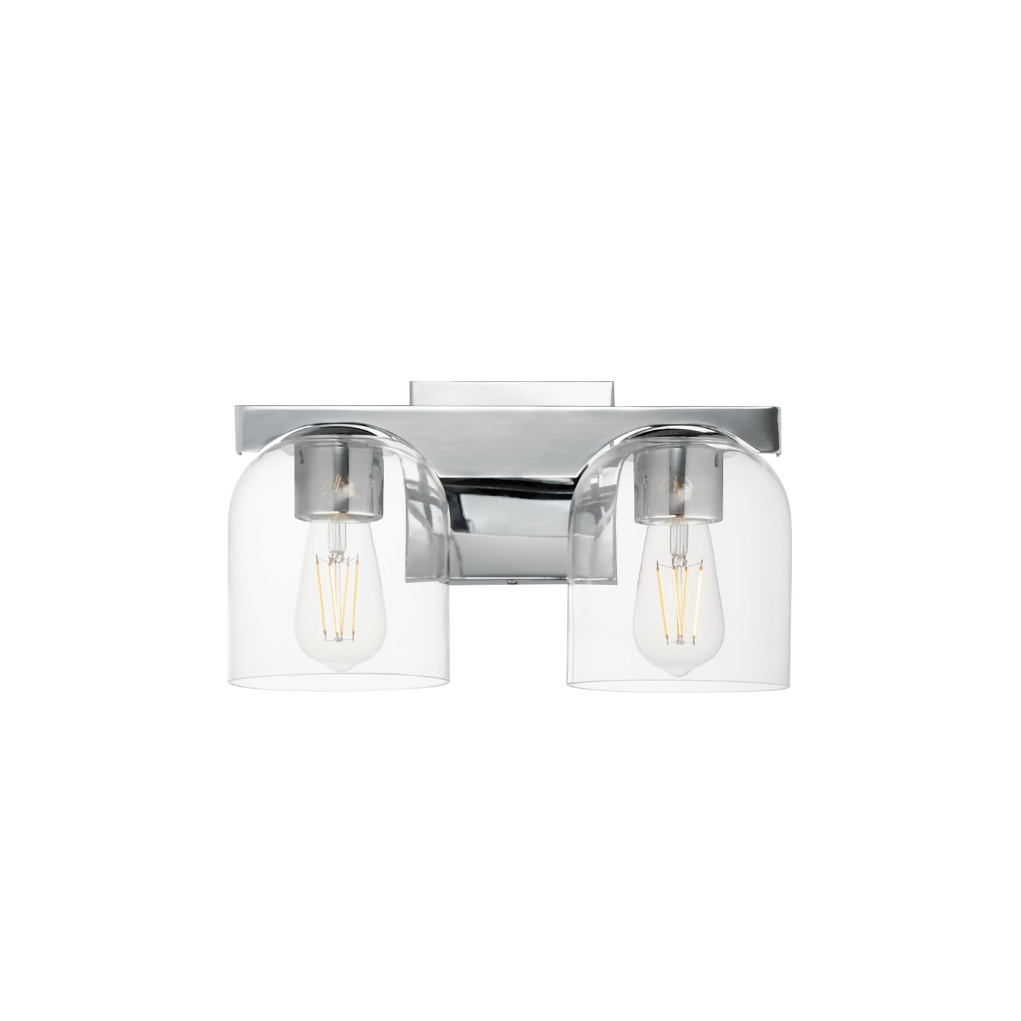 Scoop 2-Light Bath Vanity Polished Chrome by Maxim Lighting