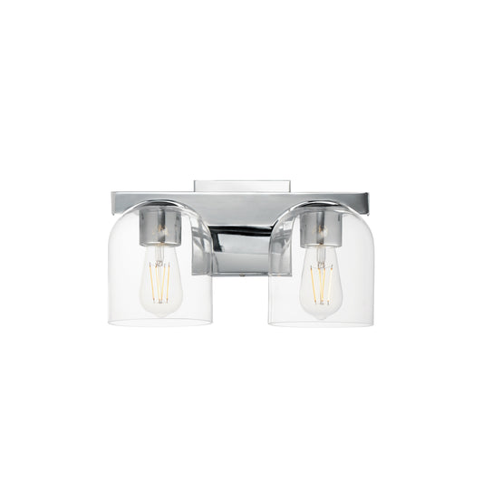 Scoop 2-Light Bath Vanity Polished Chrome by Maxim Lighting