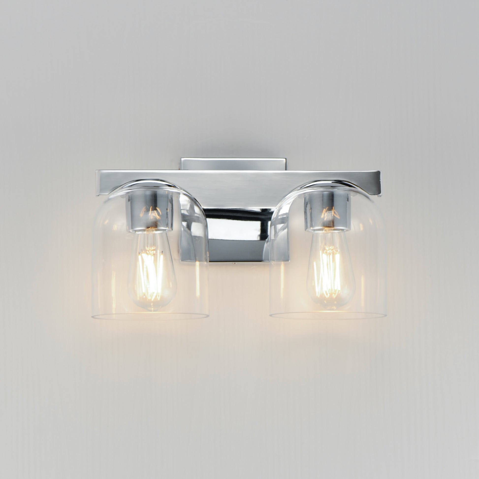 Scoop 2-Light Bath Vanity Polished Chrome by Maxim Lighting