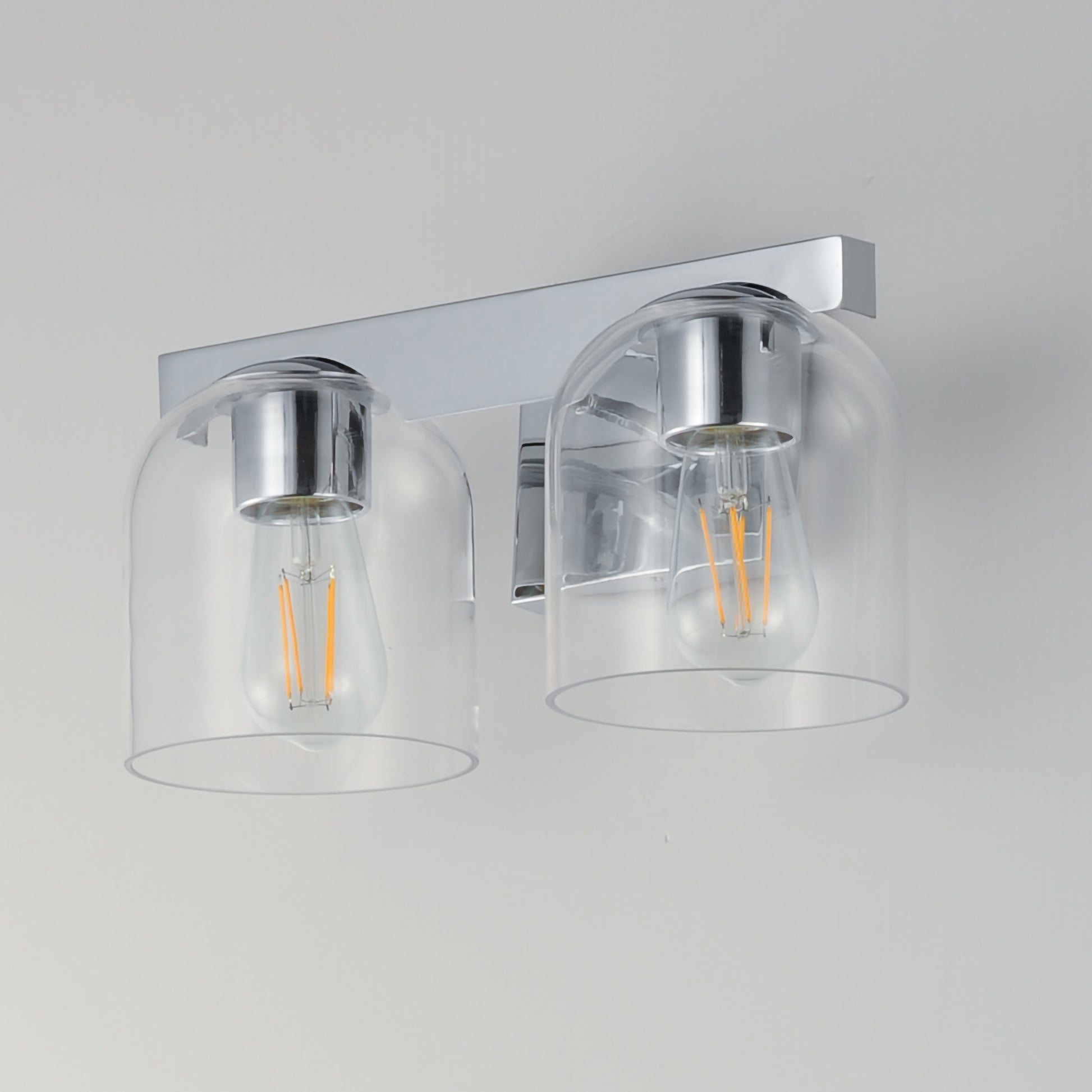 Scoop 2-Light Bath Vanity Polished Chrome by Maxim Lighting