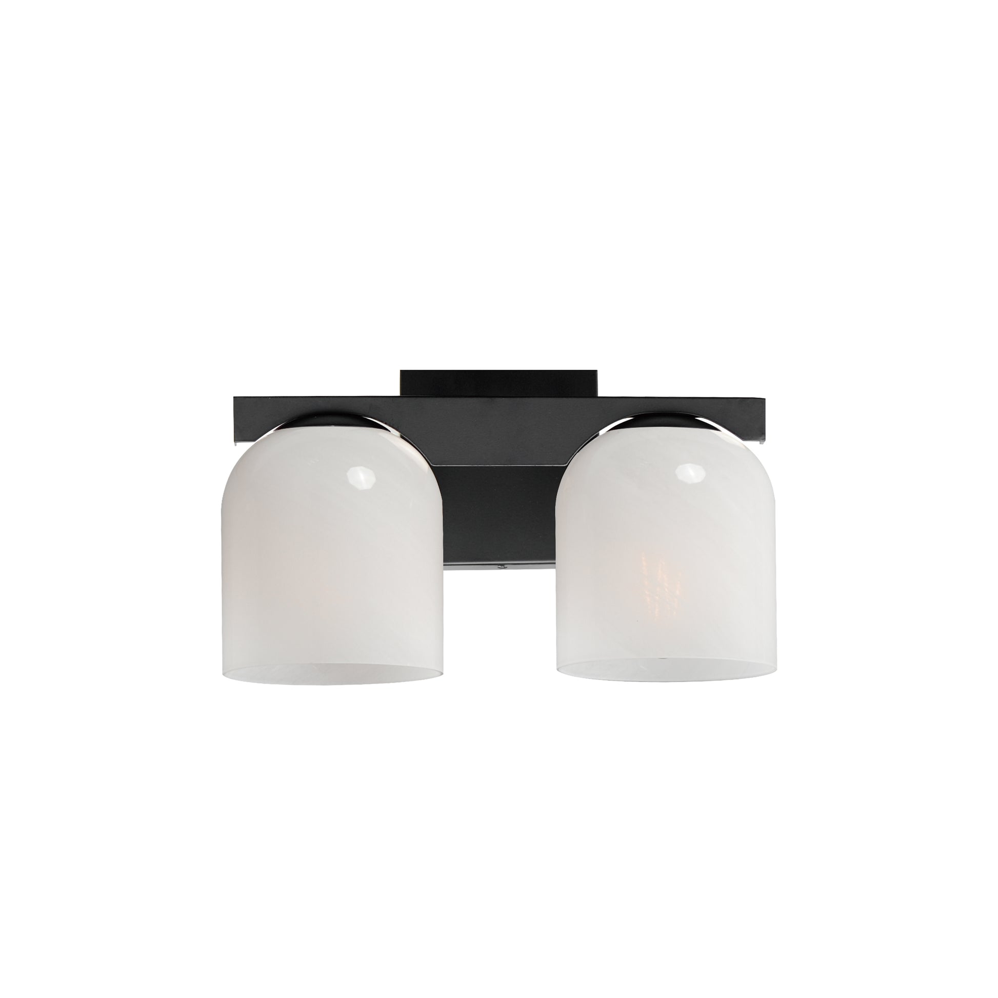 Scoop 2-Light Bath Vanity Black by Maxim Lighting